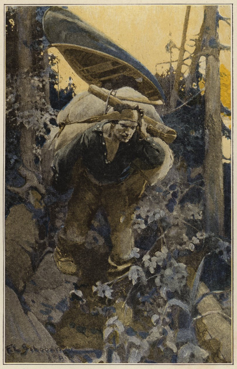 Ilustrace ke Dni volna a jiným odbočkám (barevná litografie) od American School