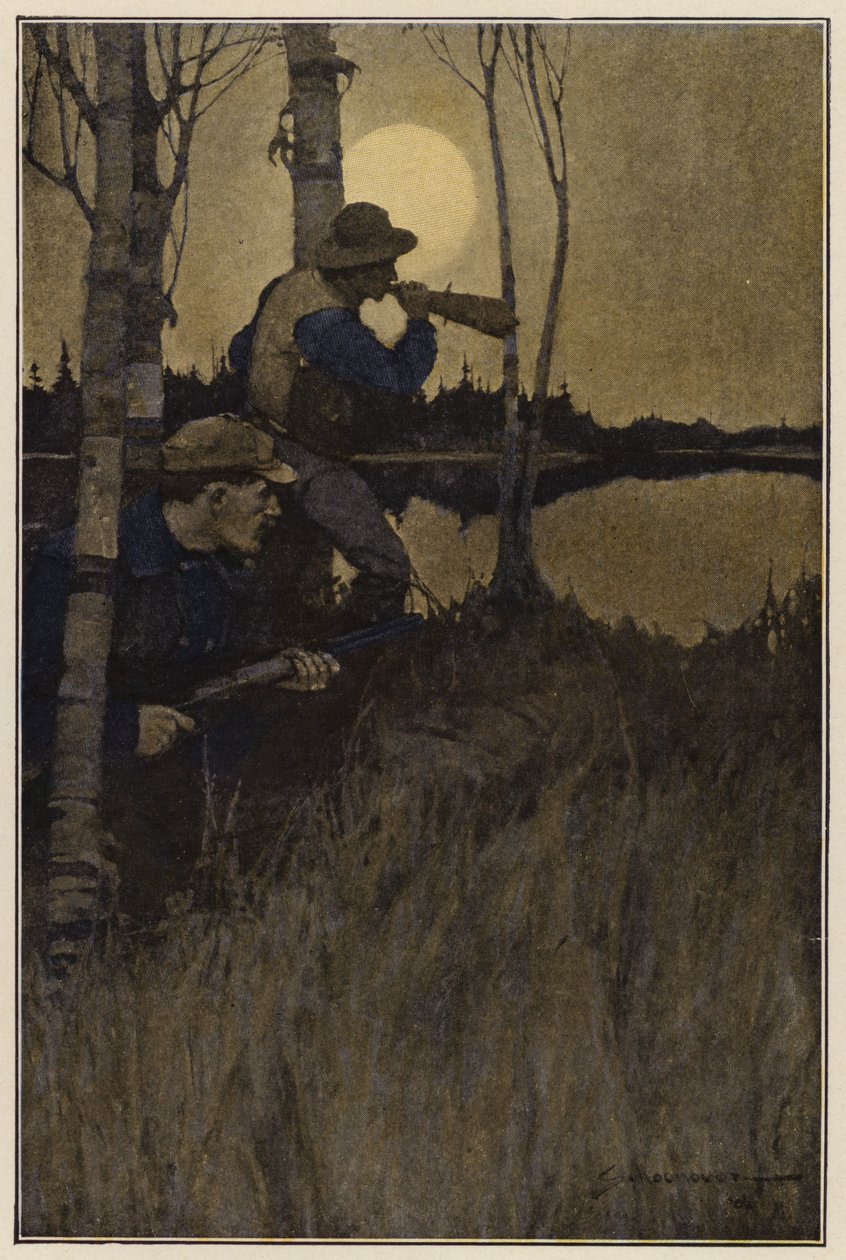 Ilustrace ke Dni volna a jiným odbočkám (barevná litografie) od American School