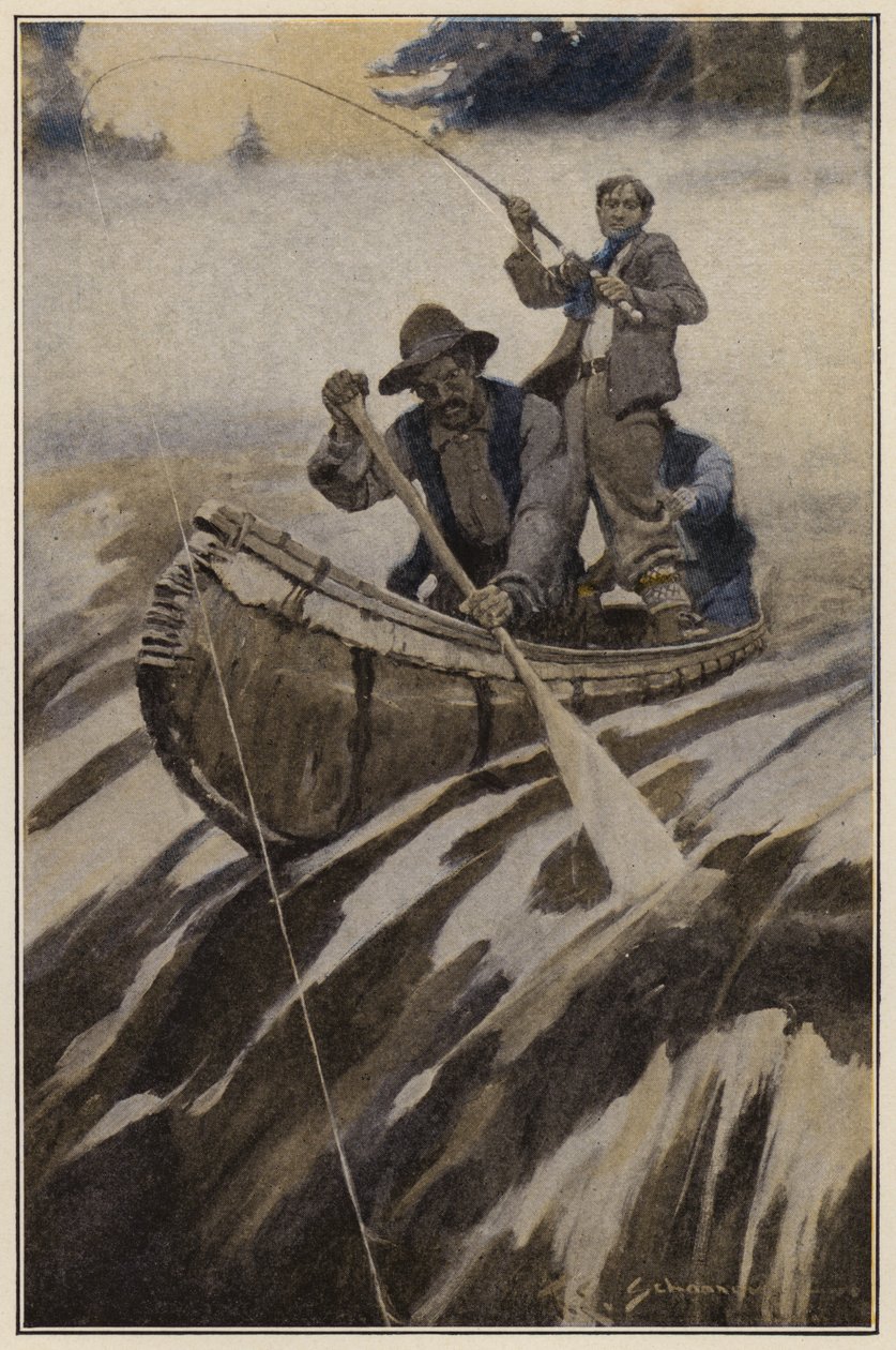 Ilustrace ke Dni volna a jiným odbočkám (barevná litografie) od American School