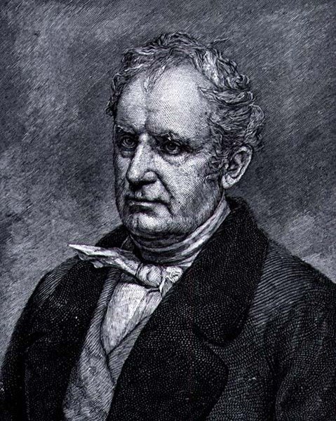 James Fenimore Cooper (1789-1851) (rytina) od American School