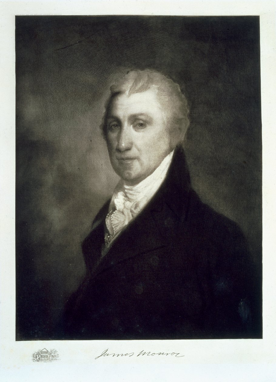 James Monroe, 5. prezident Spojených států amerických, hospoda. 1901 (hlubotisk) od American School