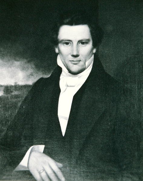 Joseph Smith (1805-44) prorok, zakladatel mormonského náboženství v USA (litho) od American School
