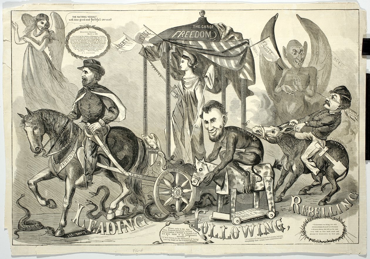 Vést, následovat, vzbouřit se, 1864 od American School