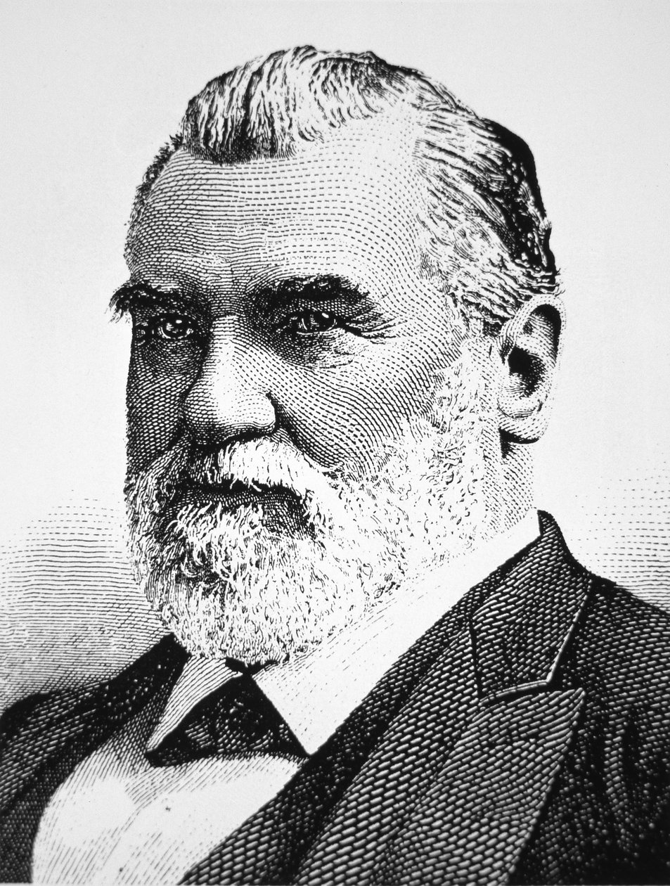 Leland Stanford (litho) od American School