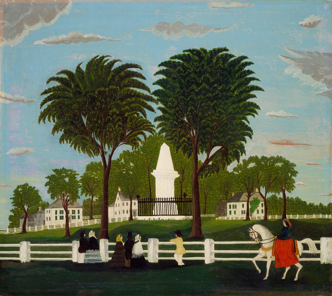 Bitevní památník v Lexingtonu, kolem roku 1830 od American School