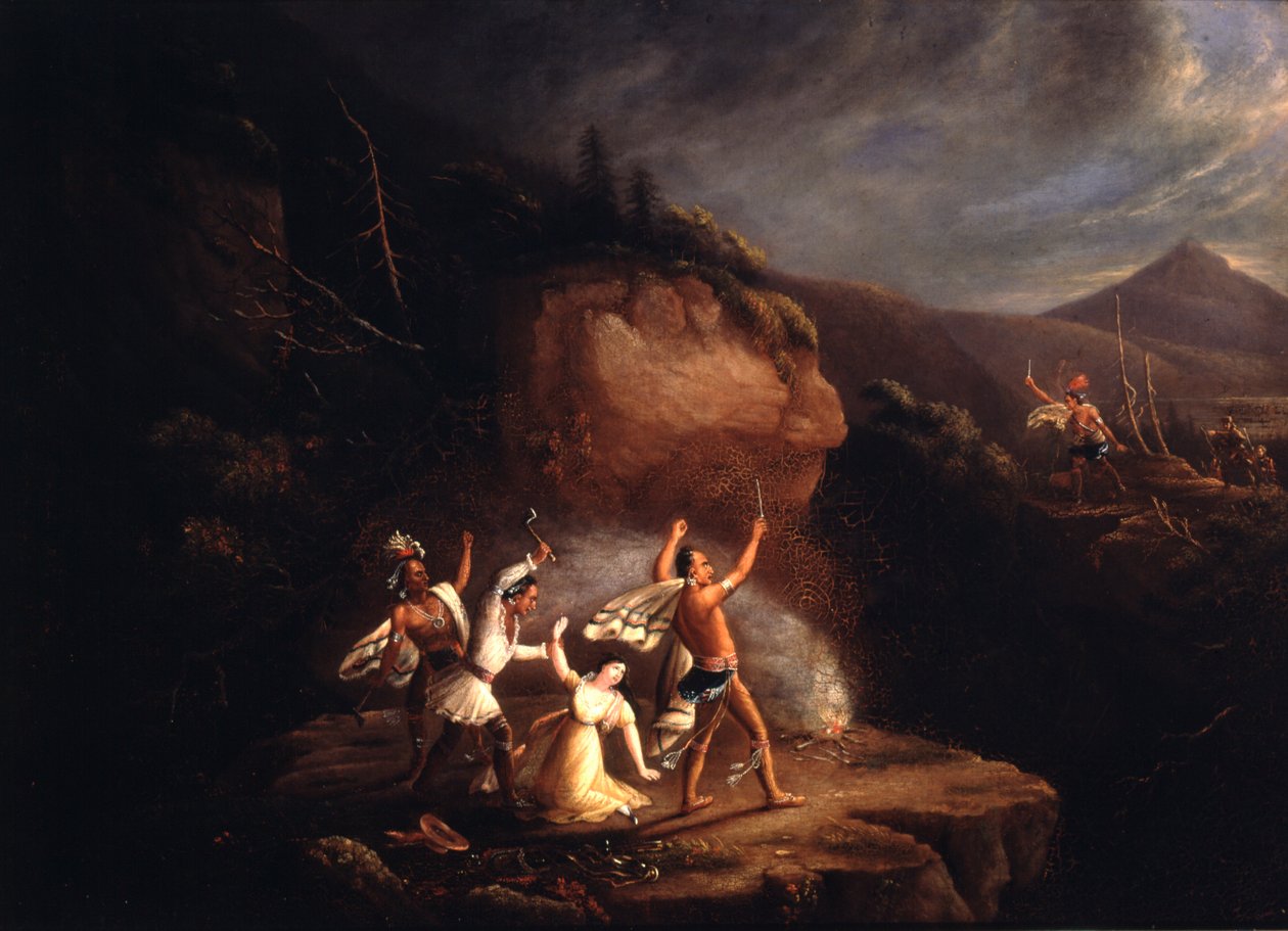 Masakr Jane McCrea, 1777, začátek 19. století od American School
