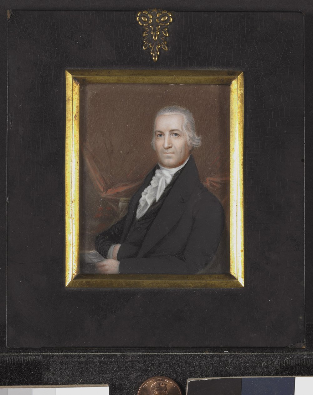 Miniaturní portrét Samuela Osgooda, kolem roku 1789 (bez slonoviny) od American School