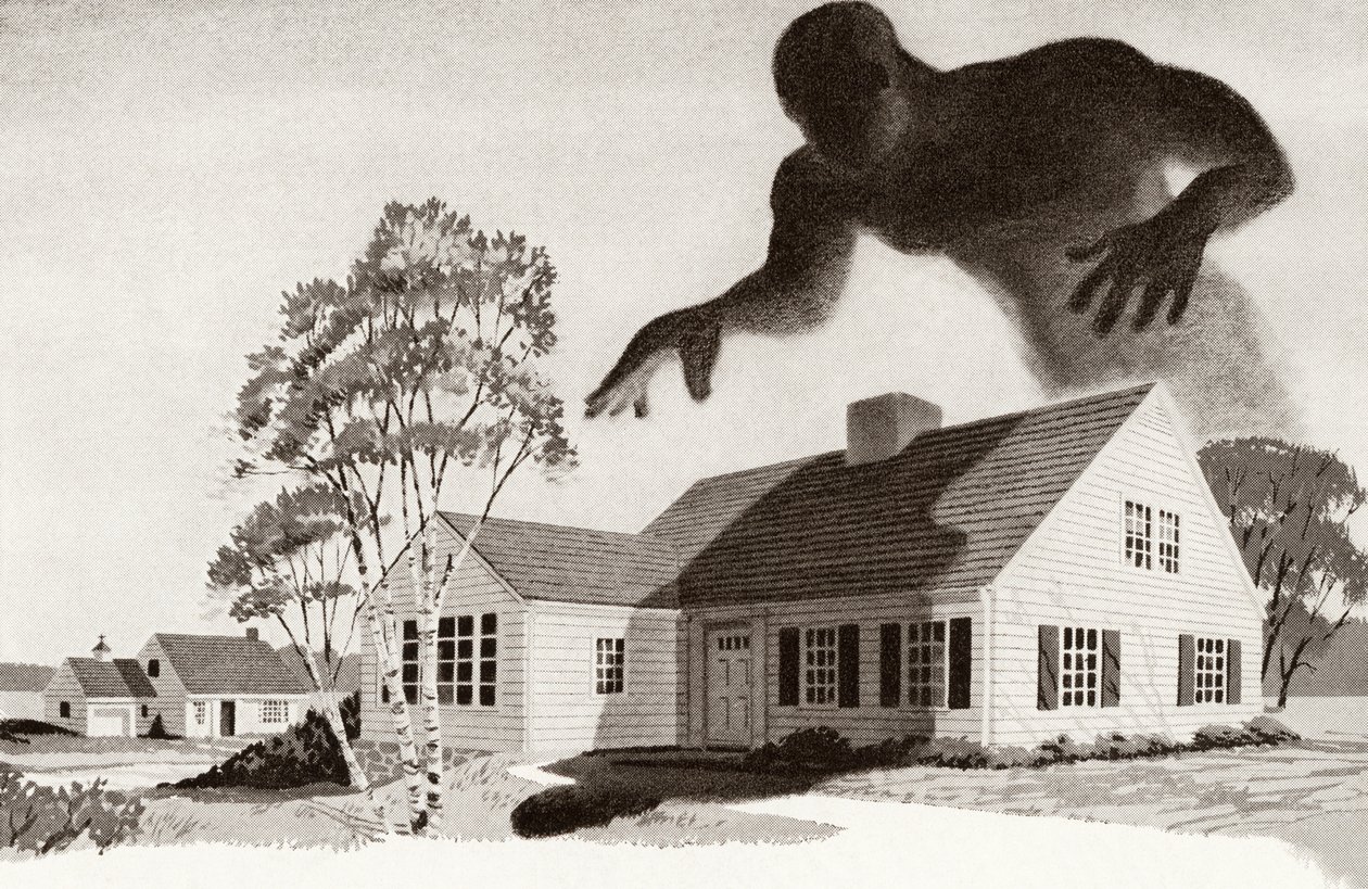 Hypoteční monstrum se rýsuje nad rodinným domem od American School