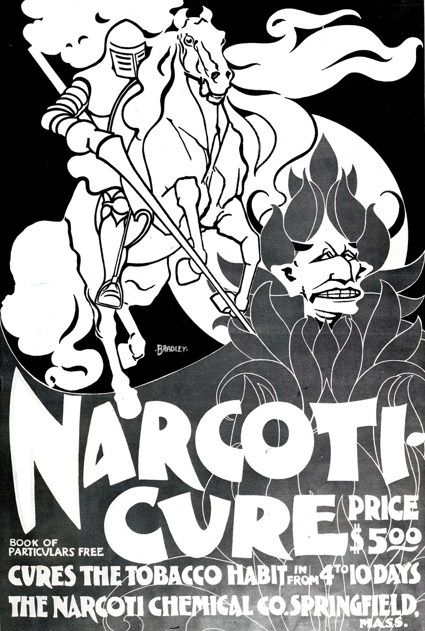Narcotui-Cure, navržený Williamem H. Bradleym, 1895 od American School