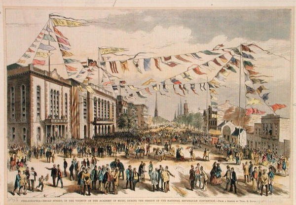 National Republican Convention, Broad St. Philadelphia z 