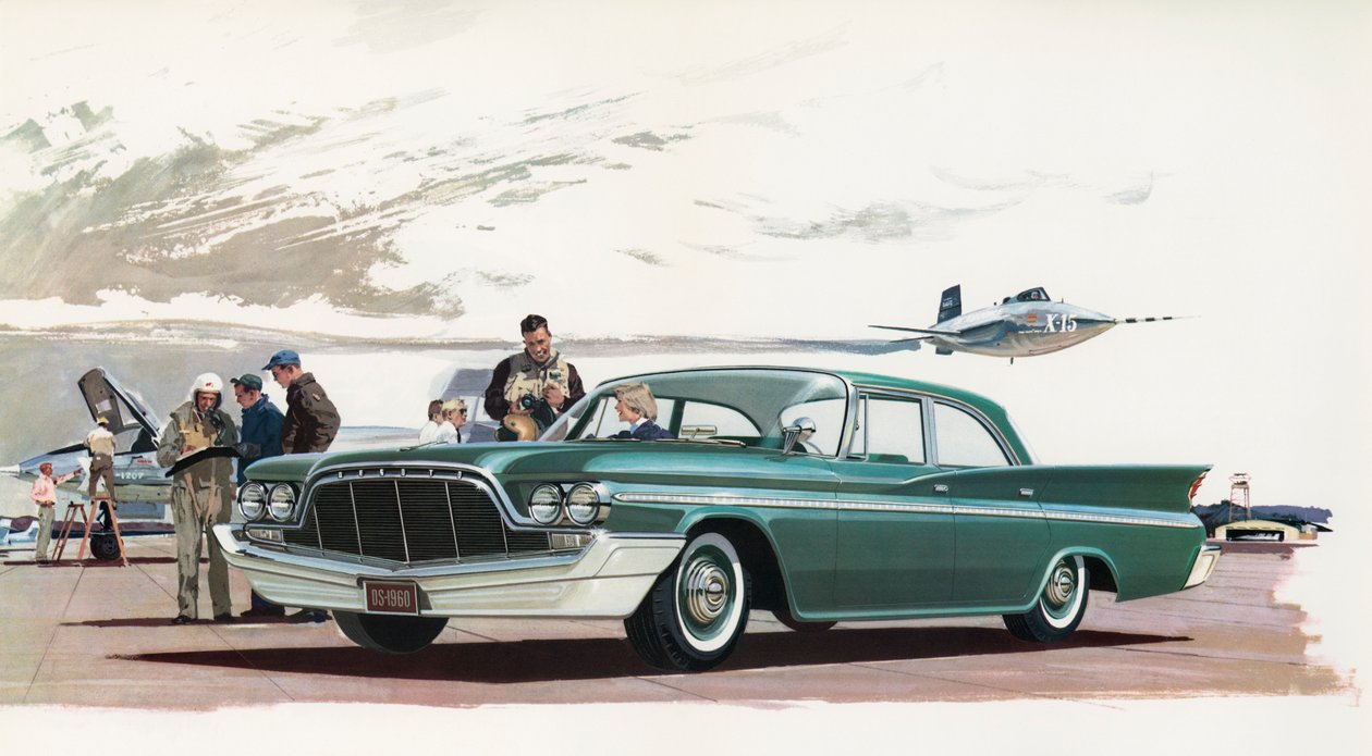 Nové DeSoto Car and Jet Pilots od American School