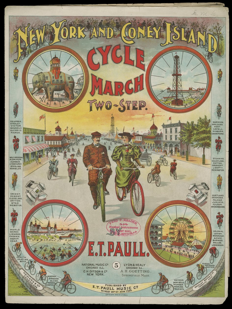 Cyklistický pochod New York a Coney Island od American School