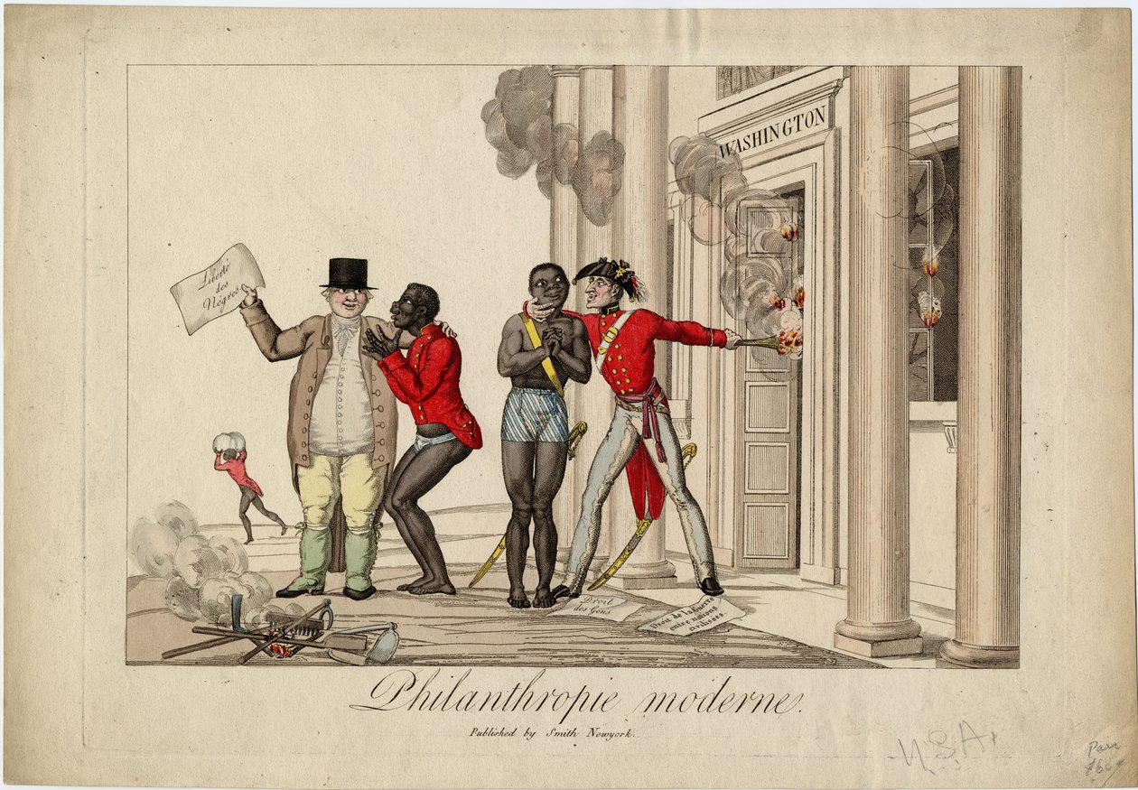 Moderní filantropie, c.1813 od American School