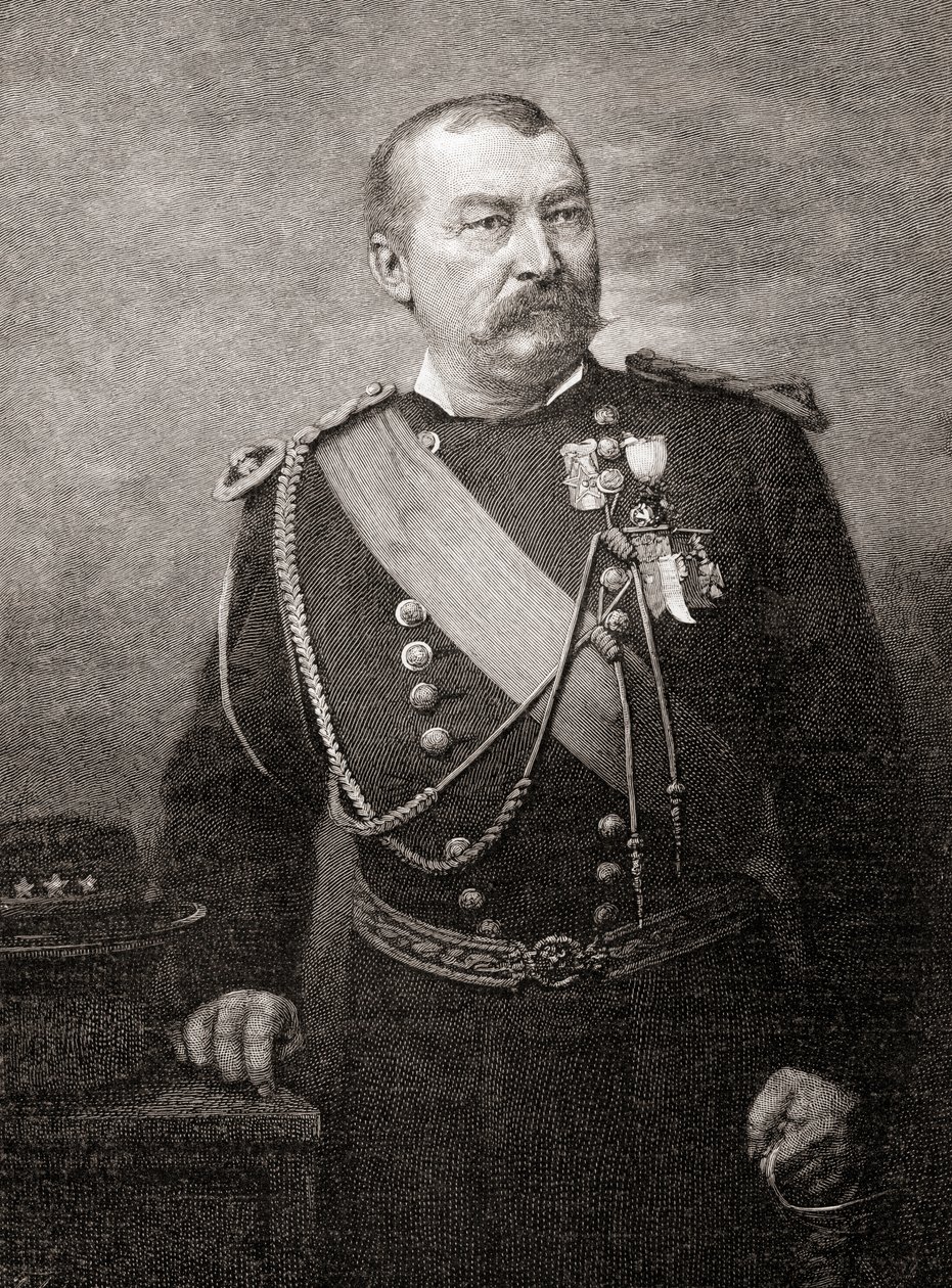 Philip Henry Sheridan, The Century Illustrated Monthly Magazine -lehdestä, julkaistu 1884 (puukaiverrus) od American School