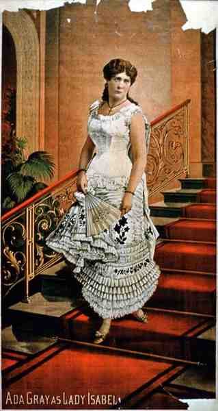 Portrét Ady Grayové jako lady Isabel (barevné lito) od American School