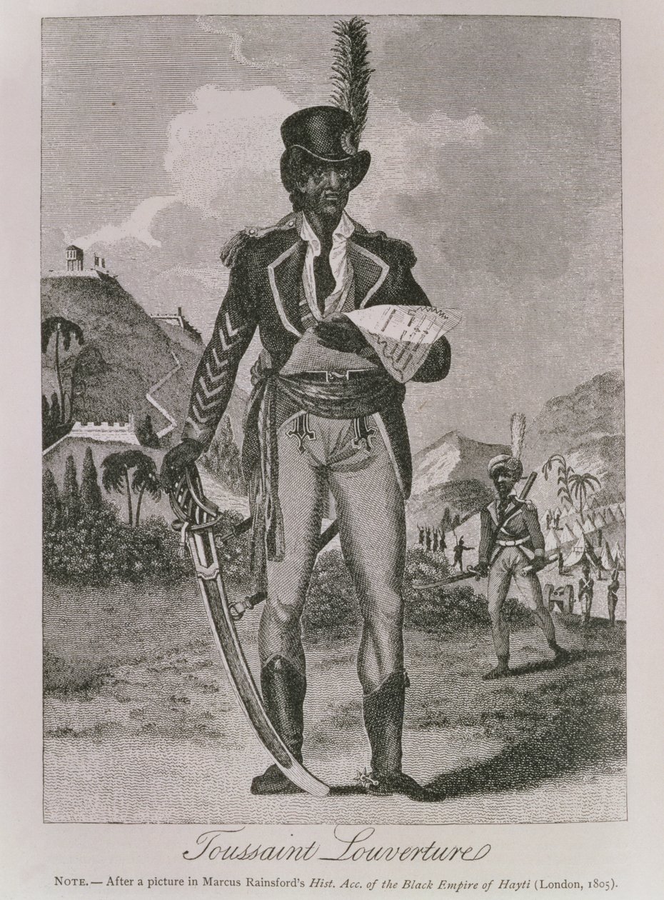 Portrét Francoise Dominique Toussaint-Louverture (asi 1743-1803) (rytina) od American School