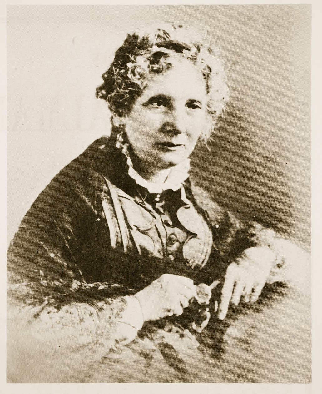 Portrét Harriet Beecher Stowe od American School