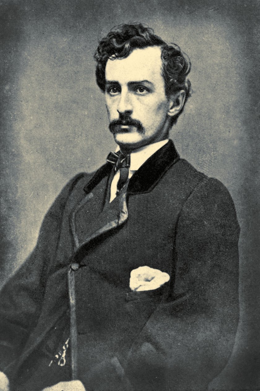 Portrét Johna Wilkese Bootha, kolem roku 1860 od American School