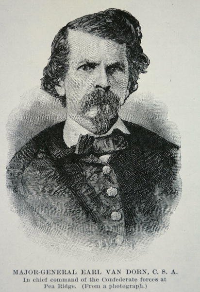Portrét generálmajora Earla Van Dorna (litho) od American School
