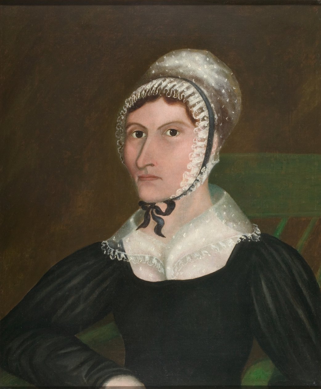 Portrét paní Augustus G. S. Wight (olej na plátně) od American School