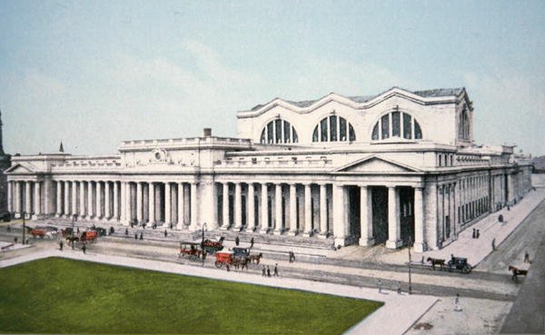 Pohlednice z Pennsylvania Station, New York City od American School