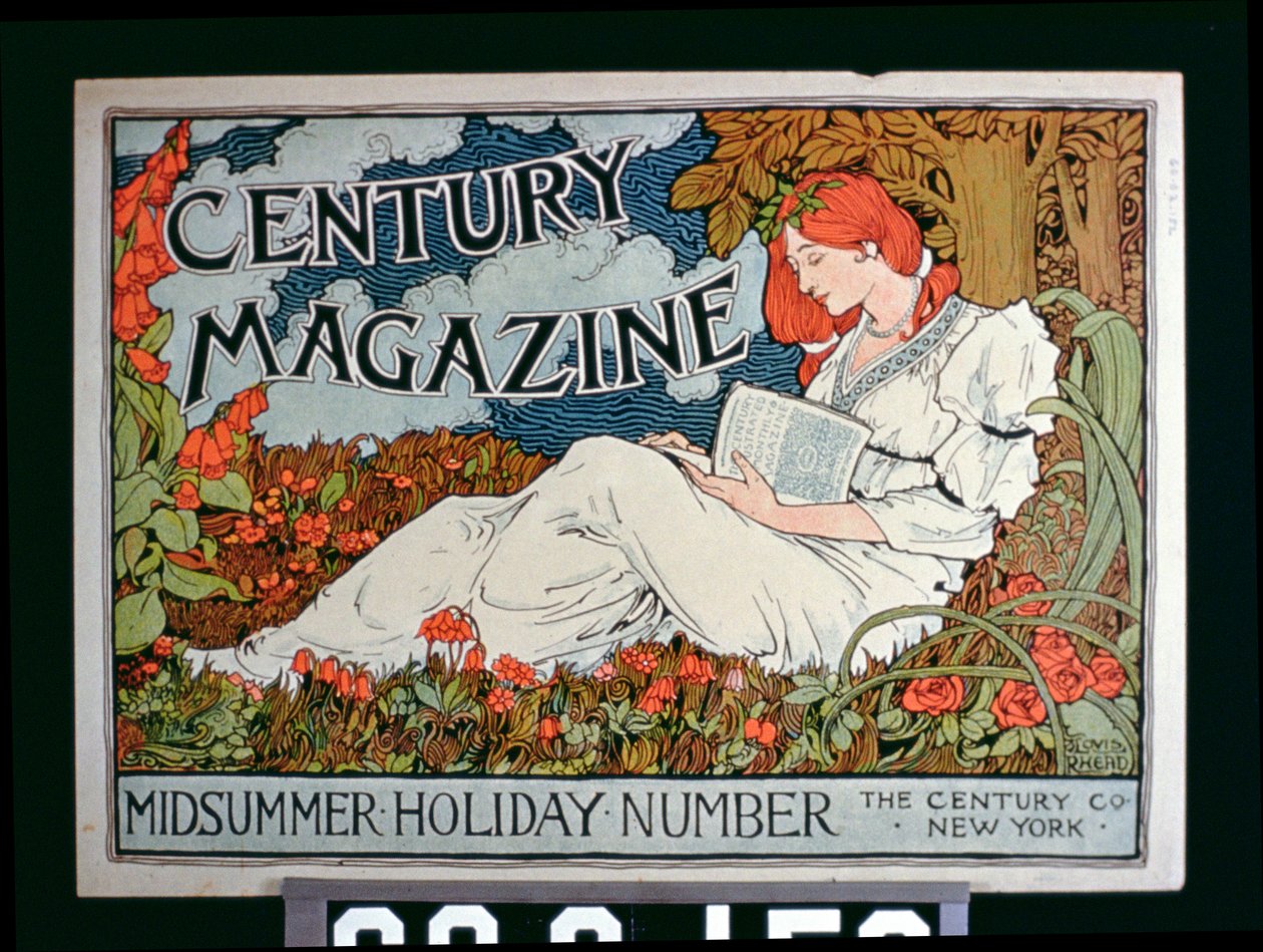 Plakátová reklama Century Magazine, Midsummer Holiday Number, New York od American School