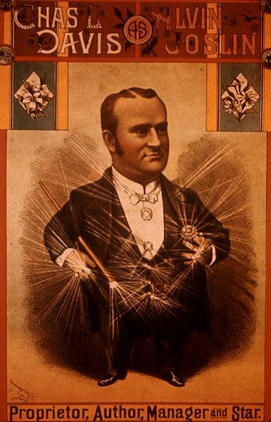 Plakátová reklama Chas L. Davis jako Alvin Joslin (barevné lito) od American School
