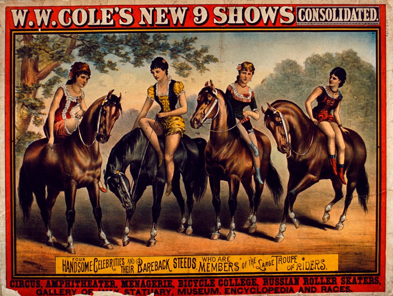 Plakátová reklama W.W. Coles New 9 ukazuje konsolidované od American School