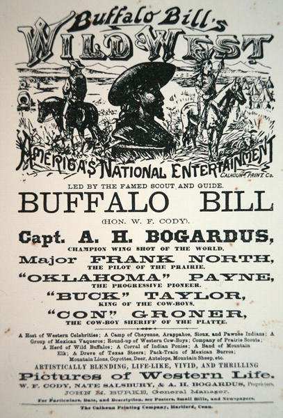 Plakát pro Buffalo Bill