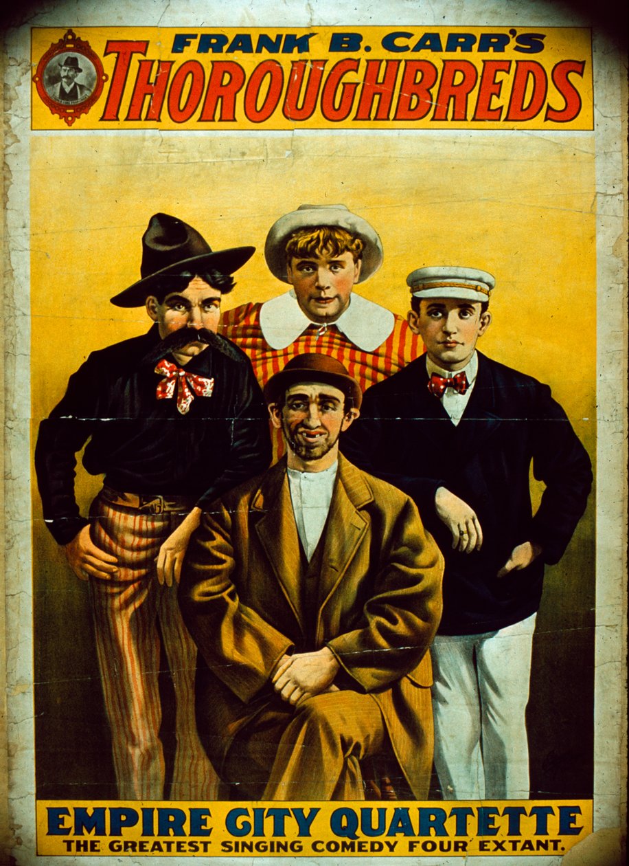 Plakát pro Frank B. Carrs Thoroughbreds od American School