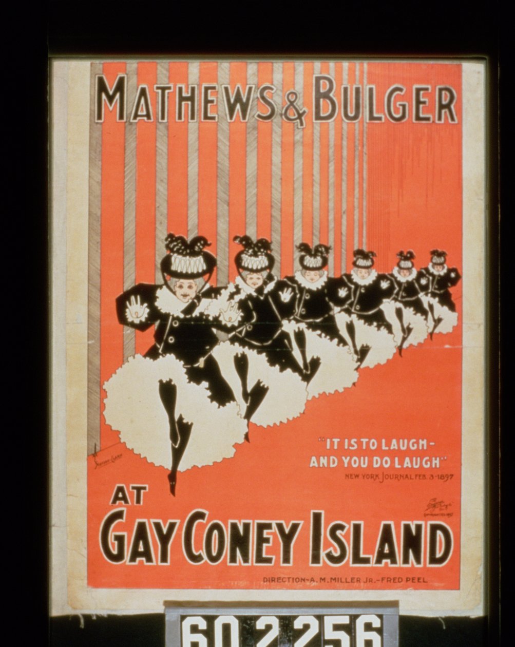 Plakát pro Mathewse & Bulgera na Gay Coney Island od American School