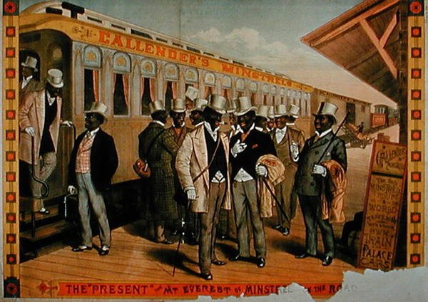 Plakát k filmu "The Present, The Mount Everest of Minstrels" (barevná litografie) od American School