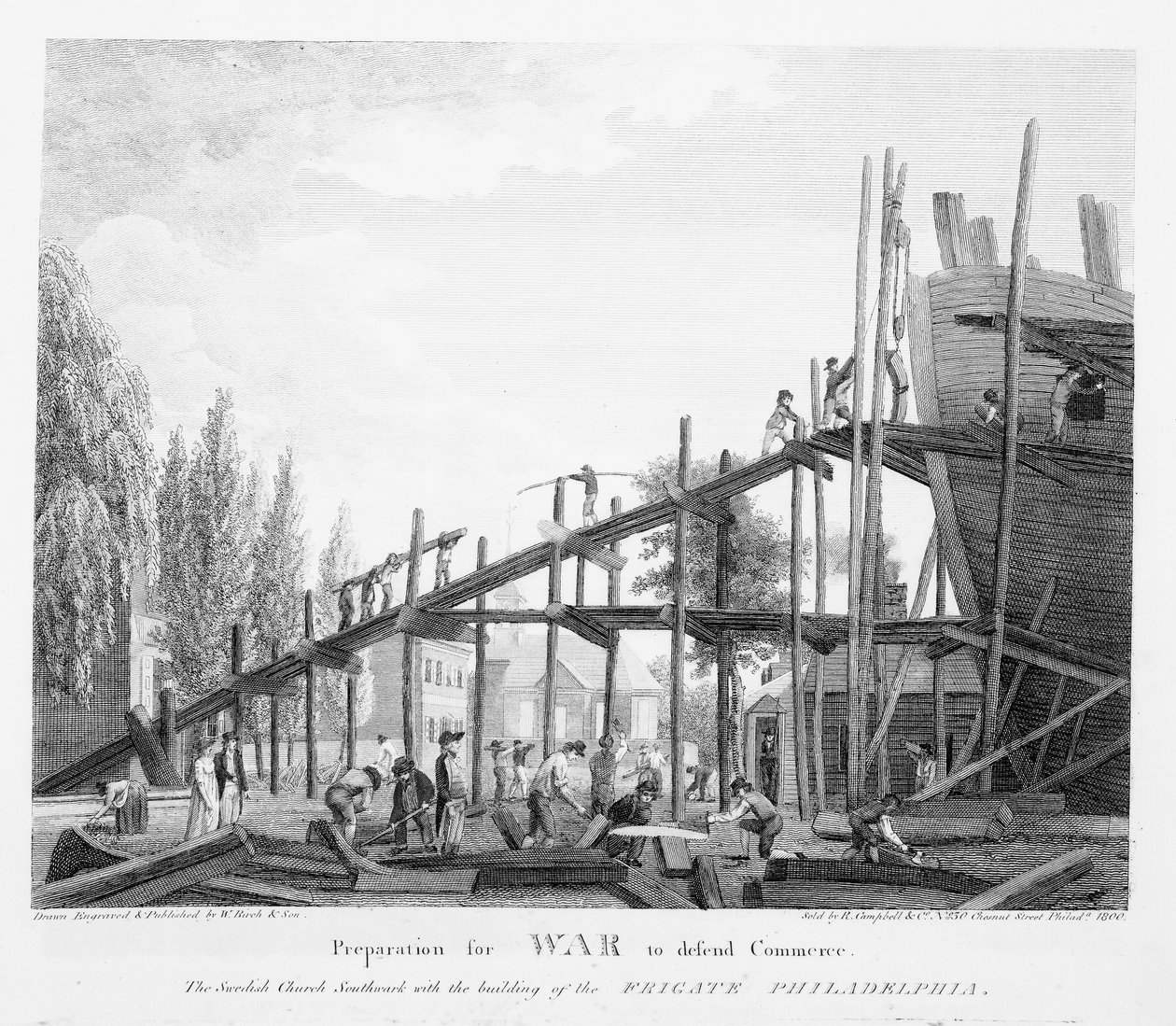 Příprava na válku na obranu obchodu, 1800 od American School
