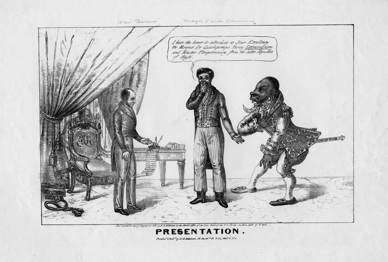 Prezentace, publikoval HR Robinson, New York, 1839 od American School