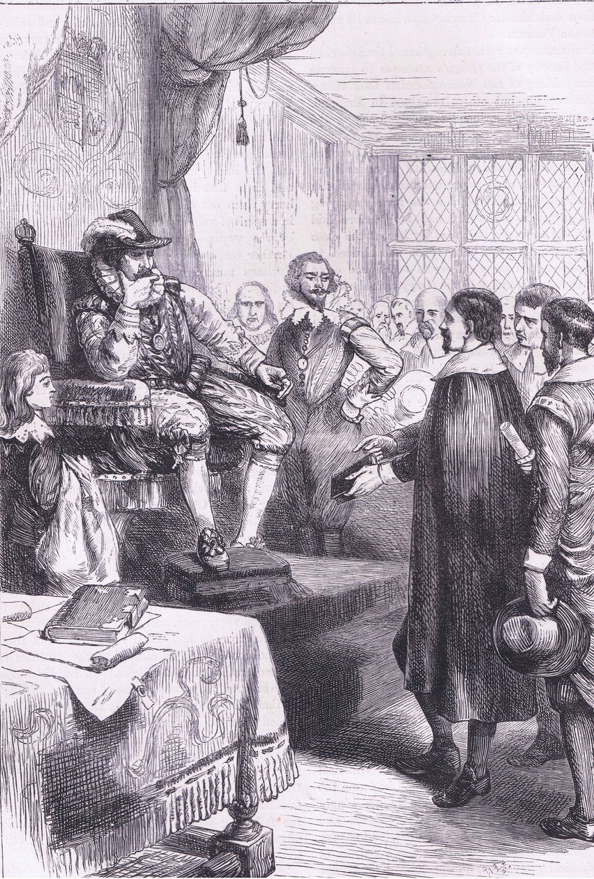 Puritans before James I, ilustrace z Cassell