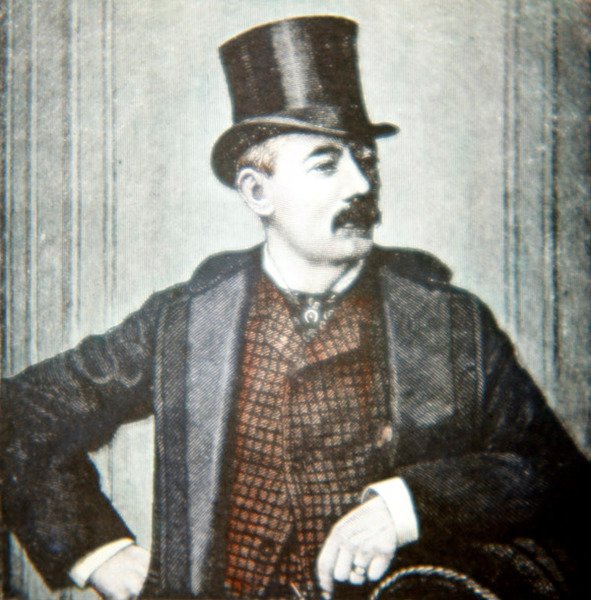 Richard K. Fox (barevné lito) od American School