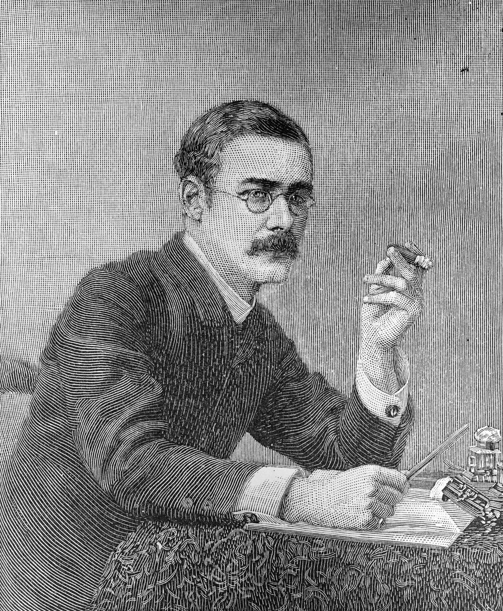 Rudyard Kipling (1865-1936) 1890 od American School