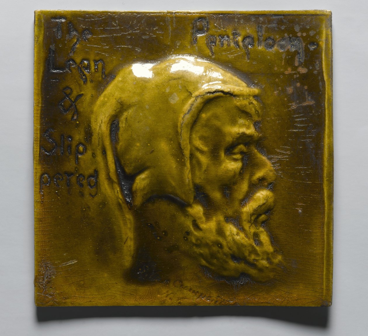 Salesmans Sample of Kensington Tiles, vyrobený v New Yorku S. Van Campen & Company, kolem roku 1885 (kompoziční deska) od American School