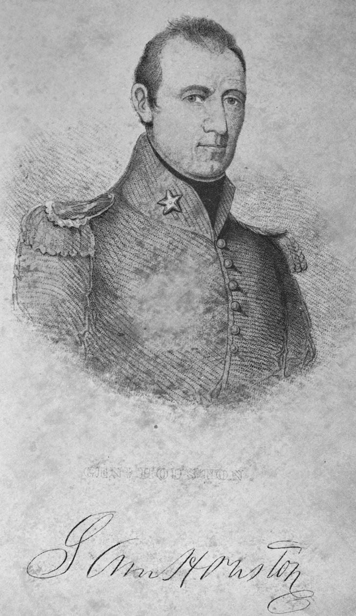 Sam Houston, 1837 od American School