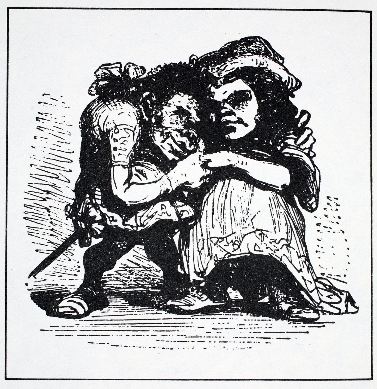 Skandinávští elfové, ze Světového průvodce po gnómech, vílách, elfech a dalších malých lidech od Thomase Keightleyho (1789-1872) Vydáno 1880 (BW Engraving) od American School