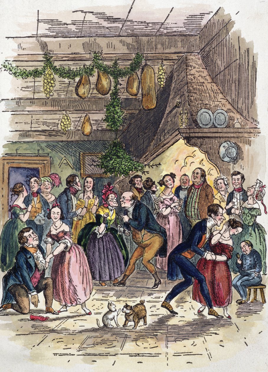 Scéna z Vánoční koledy od Charlese Dickense od American School