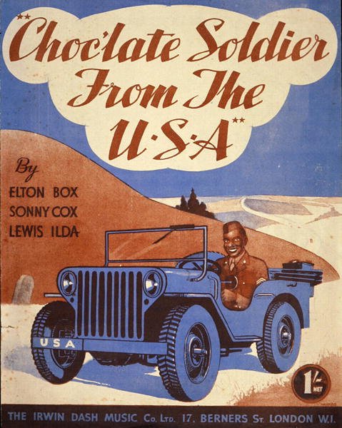Notový obal k písni „Čokoládový voják z USA“ od American School