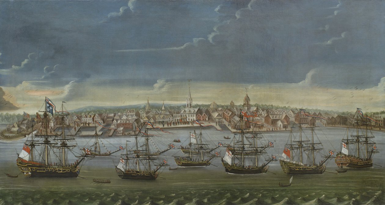 Southeast Prospect of the City of New York, c.1756-7 od American School