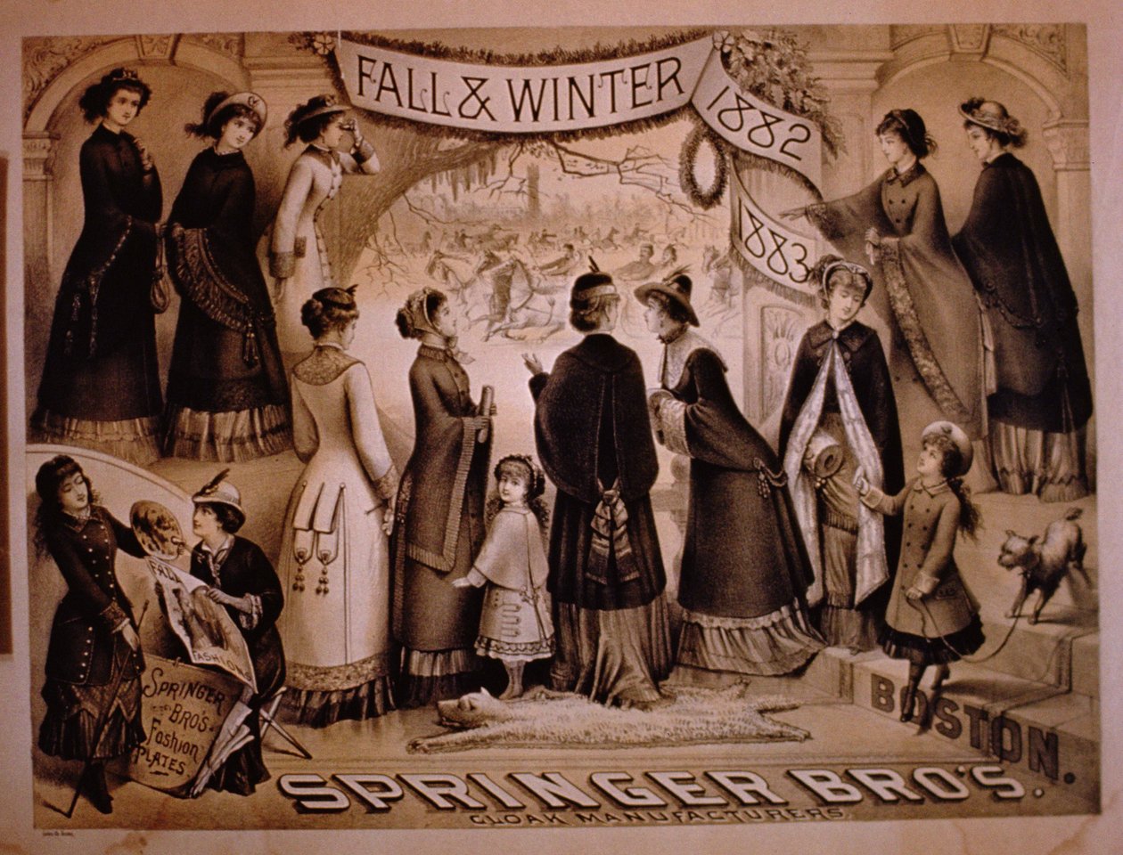 Springer Brothers, Boston, kolekce podzimu a zimy, 1882-83 od American School