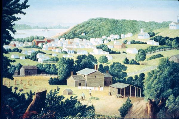 St Joseph, Missouri, domov psance Jesse Woodsona Jamese (1847-82) kolem roku 1865 od American School