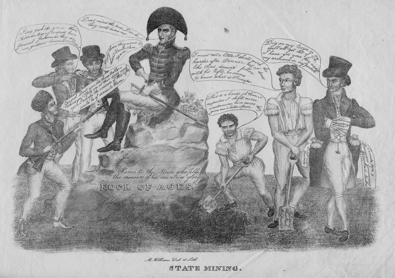 Státní hornictví, c.1828 od American School