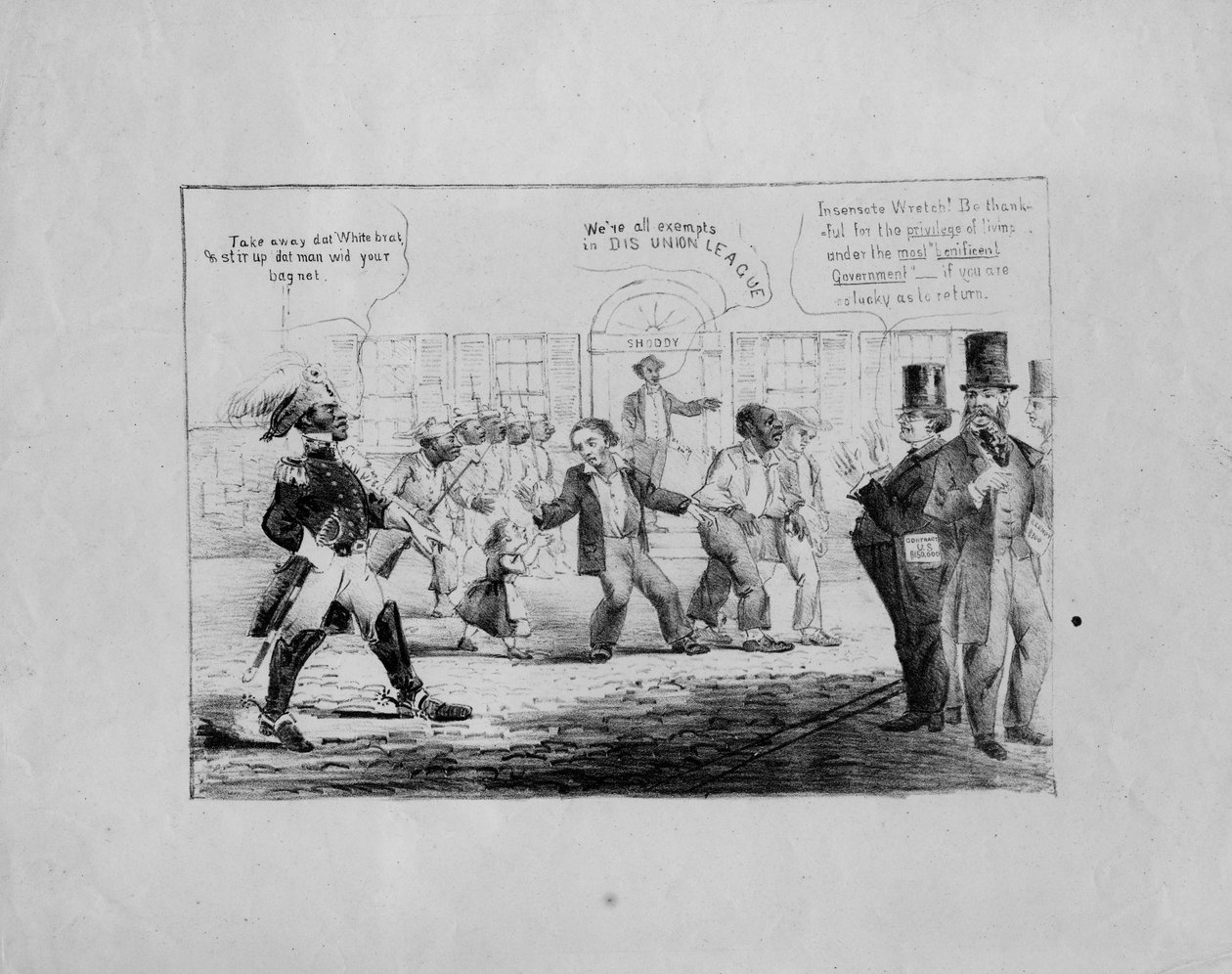 [Take away dat white brat], asi 1867, od American School