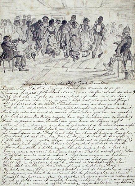 Terpsichore in The Flat Creek Quarters, Pea Ridge, cca 1860 (tužka na papíře) od American School