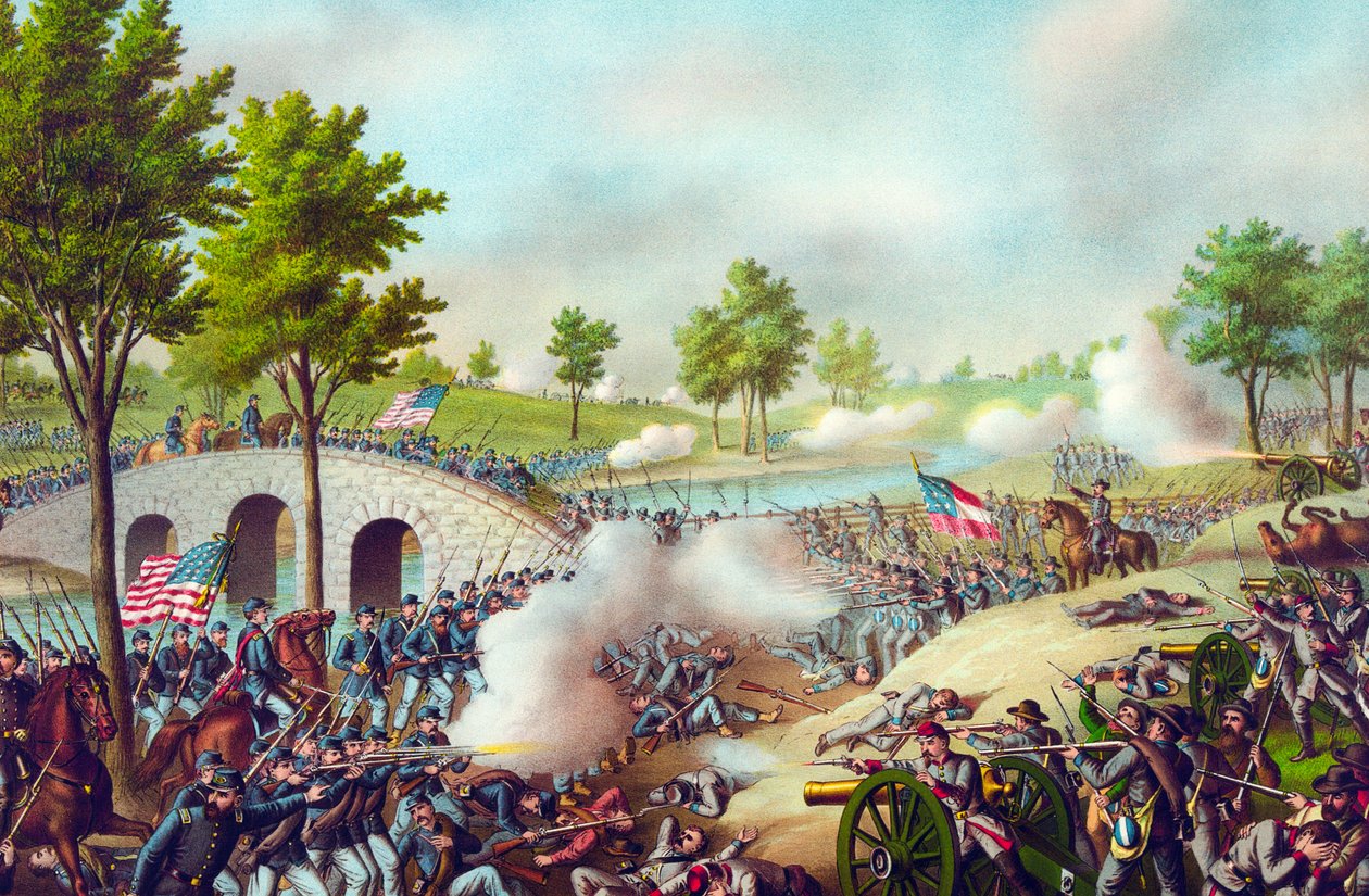 Bitva u Antietamu, 1862 od American School