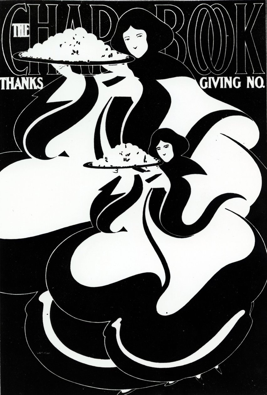 The Charbook Thanksgiving Přední strana obálky, cca 1890 (litografie) od American School
